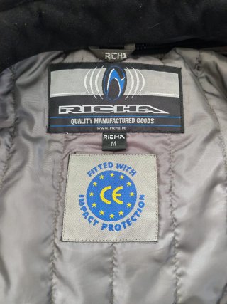 Chaqueta Moto Hombre Negra