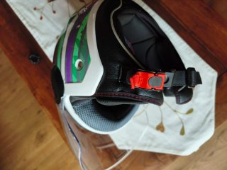 Casco Moto LS2 Blanco/Morado
