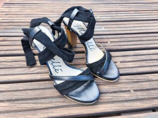 Sandalias Andrea Morelli Negras Talla 39
