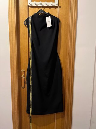 Vestido Negro Koton sin mangas Talla 34