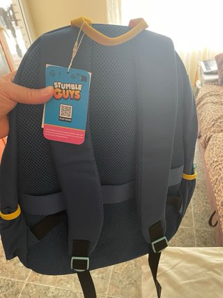 Nueva Mochila Zara Stumble Guys Azul colegio
