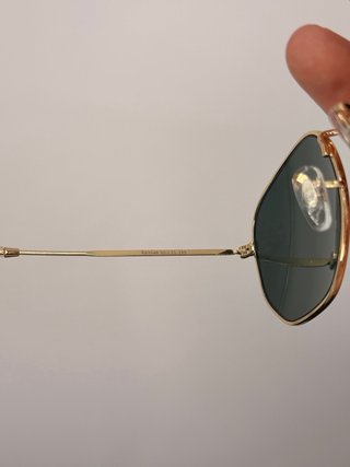 Ray-Ban Hexagonal Doradas Cristal Verde Oscuro