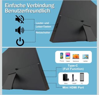 Monitor portatile touch screen 15,6"