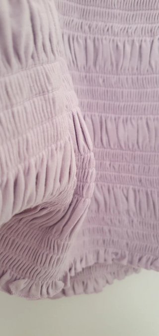 Top lilla smock