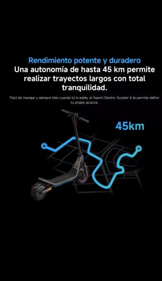 Patinete Eléctrico Xiaomi 45km