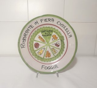 Piatto Buon Ricordo Ristorante in Fiera Cicolella