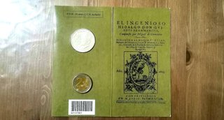 Moneda 12€ + 2. Don Quijote 2005. Cartera.