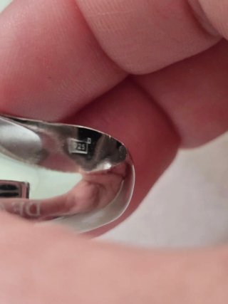 Anillo Plata 925 con Piedra Negra