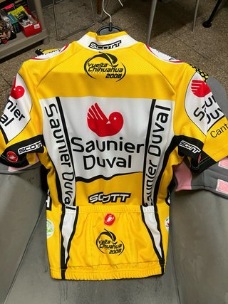Maillot Ciclismo Castelli Saunier Duval Amarillo