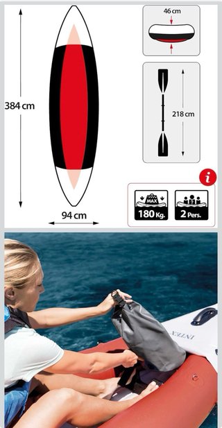 Kayak Hinchable Intex Excursion Pro K2