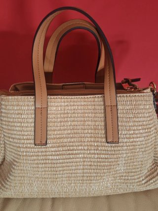 Bolso PACO MARTÍNEZ Beige y Marrón