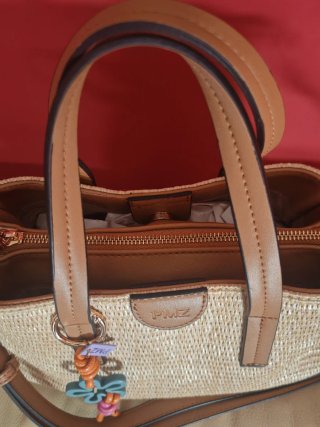 Bolso PACO MARTÍNEZ Beige y Marrón