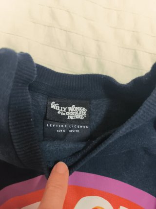 Sudadera Willy Wonka Lefties Talla S