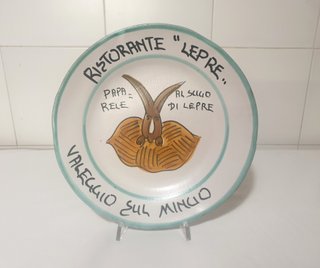 Piatto del Buon Ricordo  Ristorante "Lepre" (1986)