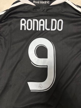 Real Madrid 2006/2007 Adidas Camiseta Negra L