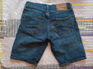 Vaqueros cortos Levi's hombre azules