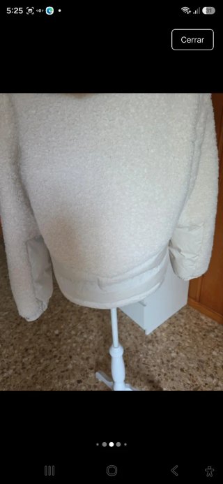 Plumas corto Bimba y Lola combinado con  borrego