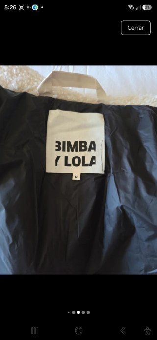 Plumas corto Bimba y Lola combinado con  borrego