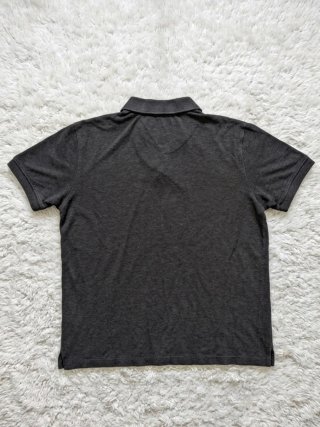 Polo Tommy Hilfiger Gris Manga Corta - L