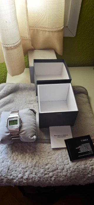 Timex T80 Acero Correa Elástica