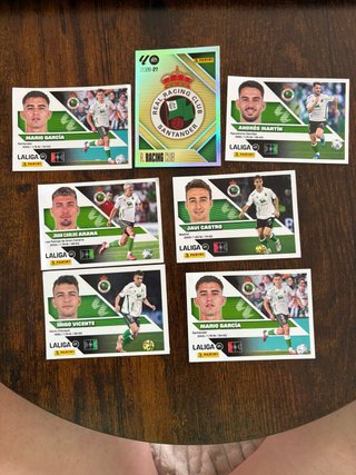 Lote cromos Real Racing Club Santander