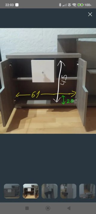 Mueble de entrada con espejo
