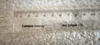 Régua Escolar 15cm - Campus University - Nova