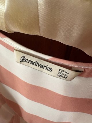 Blusa Rayas Rosa y Blanco