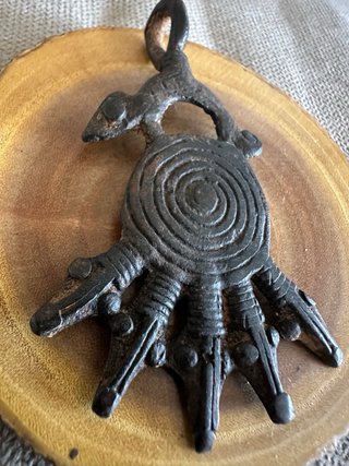 Colgante Bronce Africano Arte Tribal