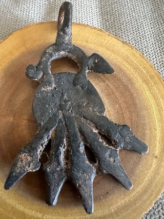 Colgante Bronce Africano Arte Tribal