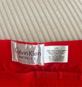 Calzoncillos Calvin Klein Rojo Talla L
