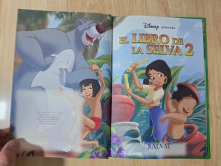 Clásico cuento Disney. "El libro de la selva 2".