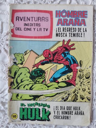 Pack 2 números El Hombre Araña (Spiderman)