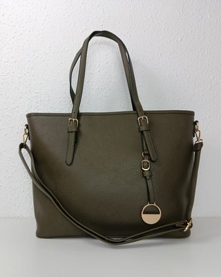 Bolso Tote Piel Sintética Mujer Laptop 17 Verde