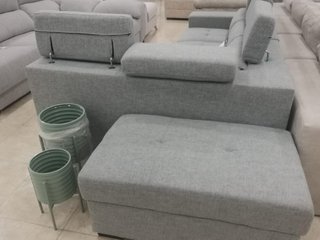 Sofá Cama Chaise Longue Gris