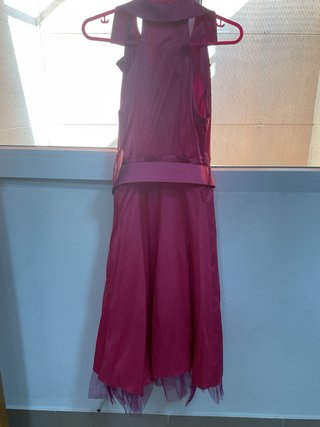 Vestido Fiesta Rosa y Morado