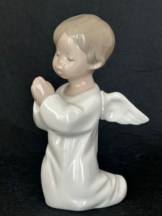 Lladró Ángel Orando Porcelana 1969
