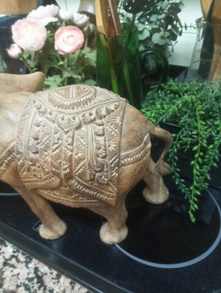 Elefante de Madera Artesanal
