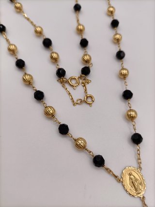 Rosario de Oro 18k- 20,88gr- 61cm