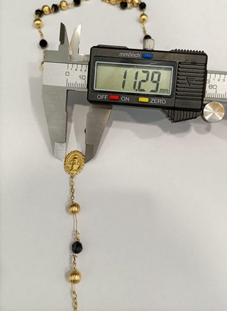 Rosario de Oro 18k- 20,88gr- 61cm