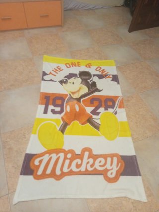 Manta Mickey Mouse 4-6 años