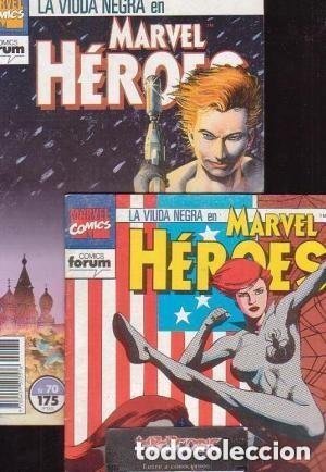 MARVEL HEROES 70 Y 71 FORUM. VIUDA NEGRA.