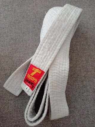 Cinturón Karate Blanco Tagoya Talla 4