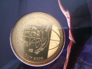 Moneda plata "La Tierra"