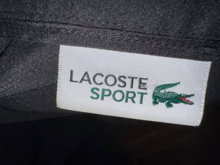 Chaqueta Lacoste Sport Negra y Blanca