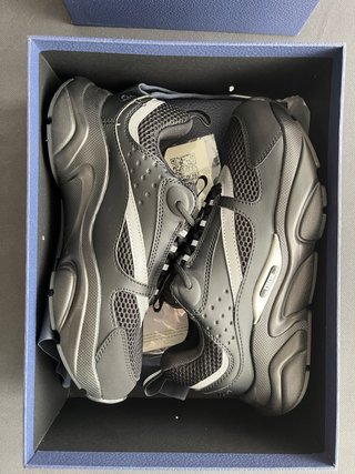 Zapatillas Dior B22 Negras y Grises