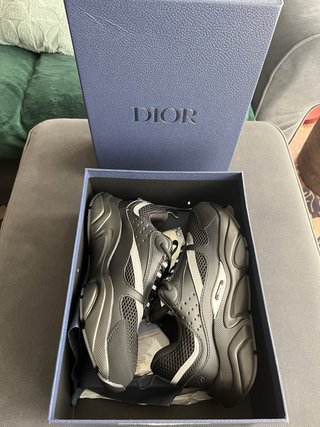 Zapatillas Dior B22 Negras y Grises