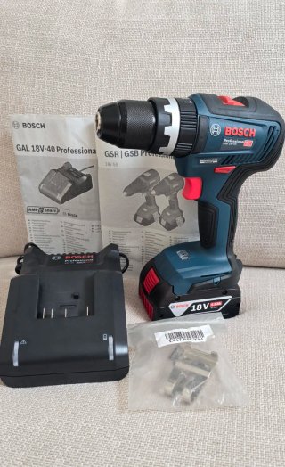 Taladro Percutor Bosch GSB 18V-55 Brushless