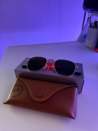 Gafas de Sol Ray-Ban Exagonales Doradas