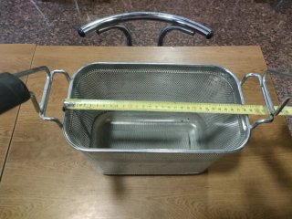 Cesta freidora industrial acero inoxidable